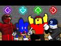 FNF Character Test | Gameplay VS Playground | FUNKBLOX - Guest, Elliot, c00lkidd, Sonic (Roblox Mod)