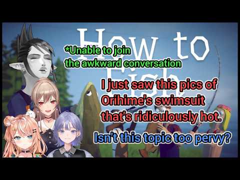 [Eng sub] Chaika going quiet at the topic of Orihime's swimsuit in BLEACH etc. [Nijisanji Clip]