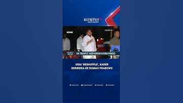 Usai Reshuffle Kader Gerindra Kumoul ke Rumah Presiden Prabowo #shorts