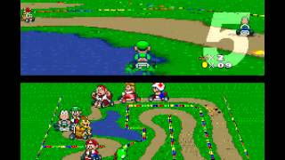 Super Mario Kart - Flower Cup 50cc  Revenge of the Monty Moles - User video