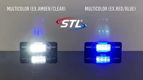 MultiColor Z-6® Linear LED Surface Mount Warning Light Head / LED Grille Light - Flash Patterns
