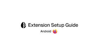 Udemint Extension Setup Guide | Android Tablets (Firefox)