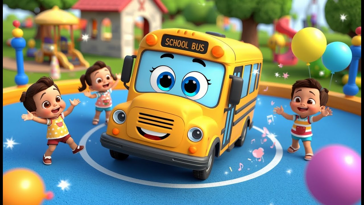 Wheels on the Bus 🚌 | 1-Minute Sing-Along for Kids