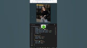 🧑‍💼 Profile Card with Hover Effects | HTML & CSS #webdevelopment #coding #htmlcss #shorts