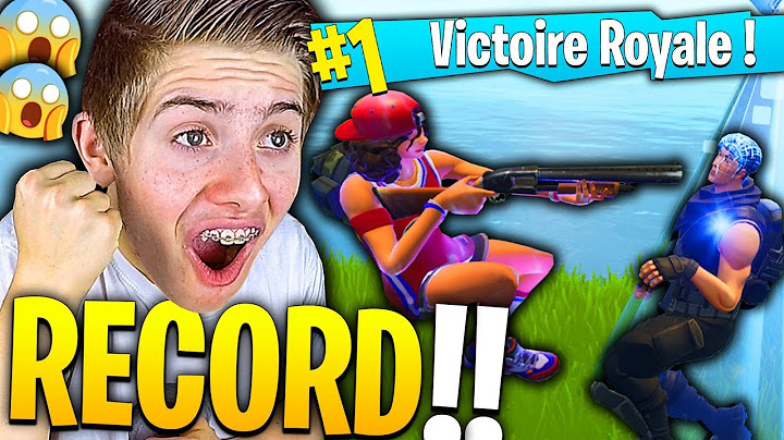JE FAIS ENFIN MON PLUS BEAU TOP 1 RECORD DE KILL SUR FORTNITE BATTLE ROYALE !!!