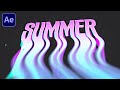 Hot Liquid Stretch Text in After Effects