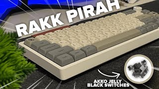 Rakk Pirah + Akko Jelly Black - Creamy and Thocky Build!