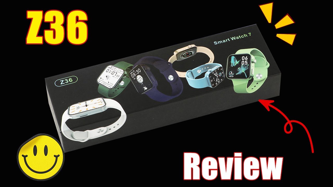 Z36 Smart Watch; 45 Seconds Quick Unboxing & Review YouTube