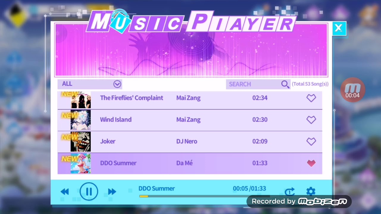 Dream dance online DDO Summer BGM (26122019) YouTube