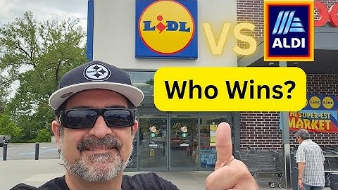 LIDL vs ALDI grocery stores 
