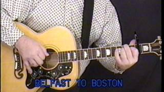 Video thumbnail of "Belfast to Boston - James Taylor - Play Along"