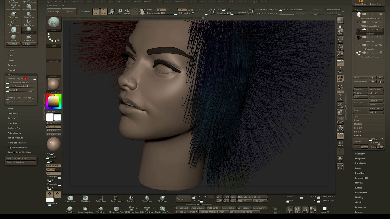 zbrush fibermesh