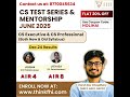 Best CS Test Series & Mentorship Program June 2025 I Holi Special Offer: FLAT 20% OFF I CS Students