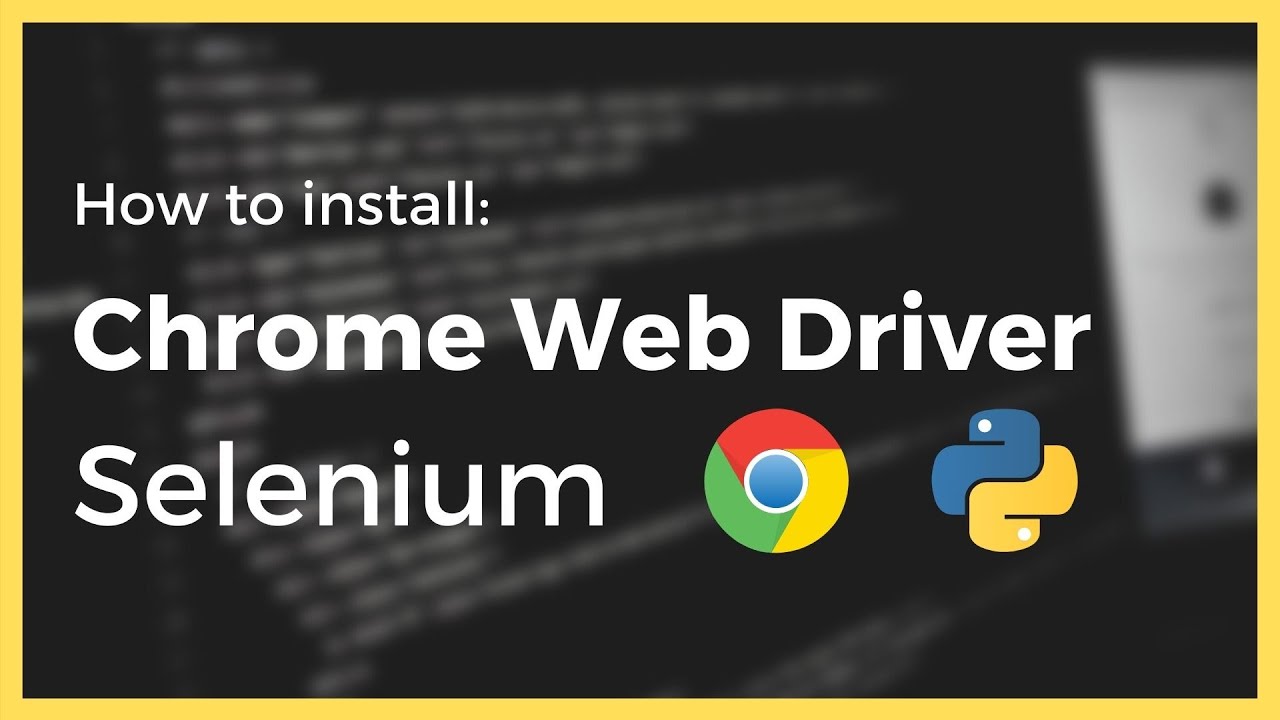 Драйвера chrome. Google web Driver.