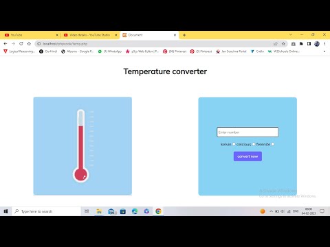 php project temperature converter #php #phpprojectwithsourcecode #phptutorials #phpdeveloper