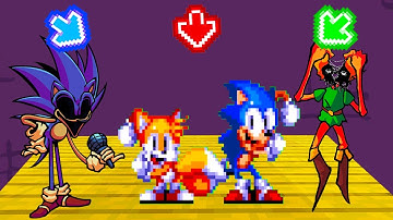 FNF Character Test | Gameplay VS Playground | SONIC, BEN DROWNED, CLASSIC SONIC AND TAILS DANCING