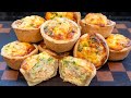 Mini Quiches: Salmon and Broccoli