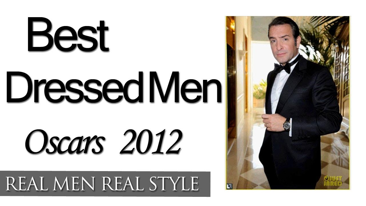Best Dressed Men 2012 Oscars Male Style & 84th Academy Awards Celebrity Black Tie YouTube