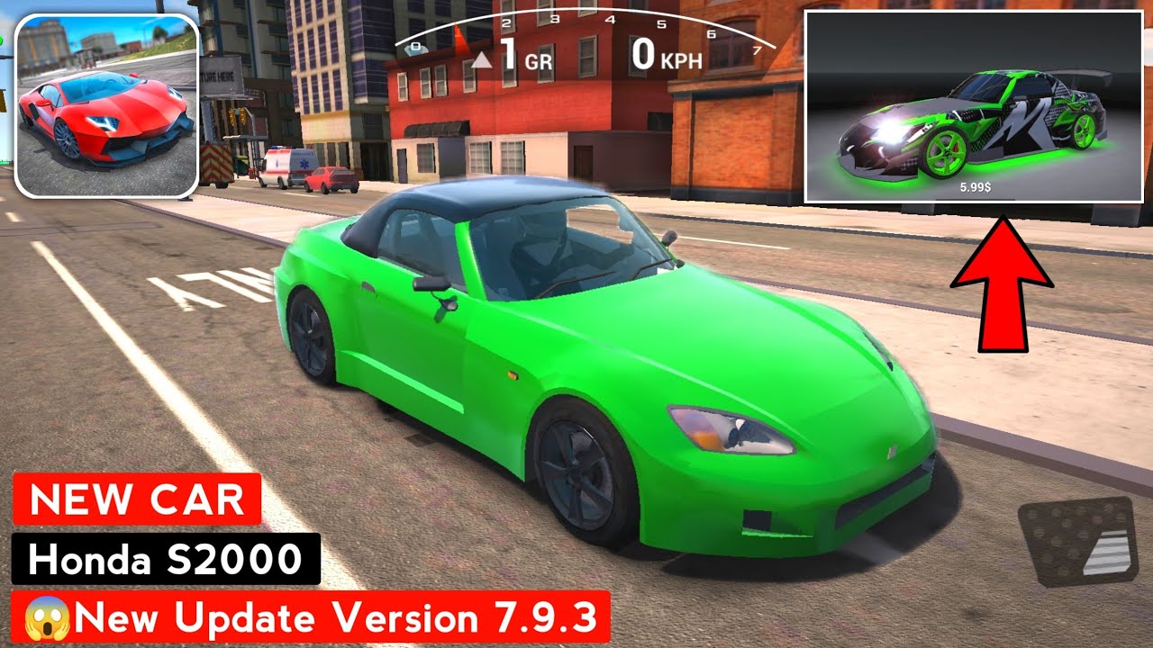Added NEW Honda S2000 CAR - Ultimate Car Driving Simulator New Update Version 7.9.3