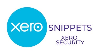 Security and Multi Factor Authentication in Xero