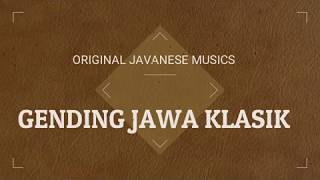 GENDING GAMELAN INSTRUMENS ORIGINAL JAVANESE MUSICS