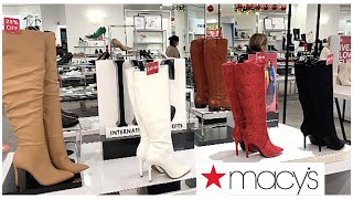 MACY'S WOMEN'S SHOES AND BOOTS SANDALS | SHOP WITH ME