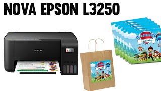 🔴 Epson L3250 Imprimindo Adesivos Personalizados