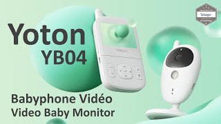 YOTON YB04 Bebek Monitörü Kamera - YOTON Bebek Monitörü Video Kamera ve Ses - Kutudan Çıkarma