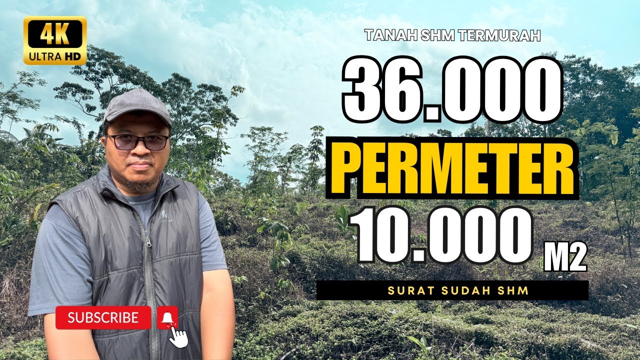 Jual Tanah SHM Ciamis Murah 10.000 m² Harga 36.000/m² Akses Jalan, Listrik dekat Sumber Air