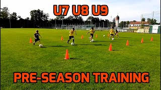 Full Pre-Season Football Training ⚽️ U7 - U8 - U9 🔥 Предсезонная Подготовка image