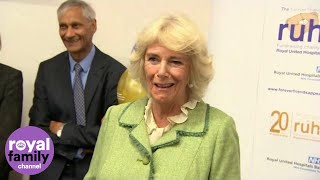 The Duchess of Cornwall All Smiles as She Opens New Hospital in Bath