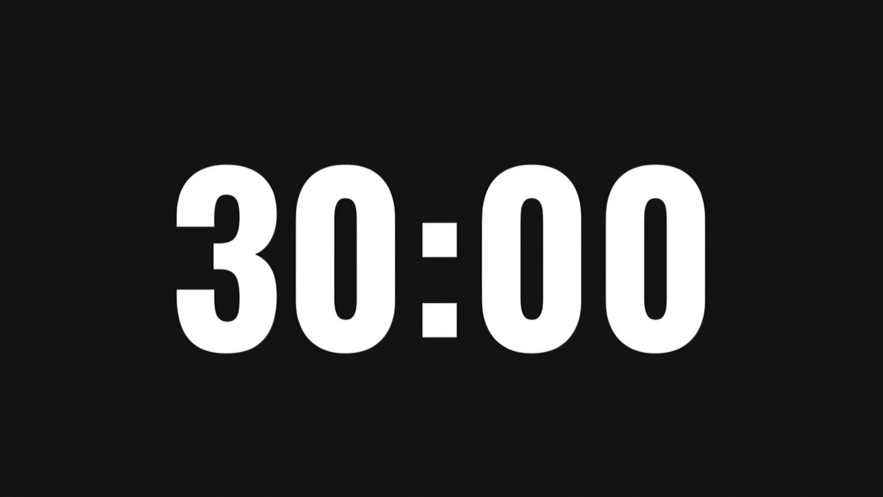 30 dakika kronometre 🐢 30 dk pomodoro ✨️ Reklamsız / Müziksiz