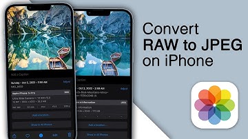 How to Convert RAW to JPEG on iPhone [iOS 16]