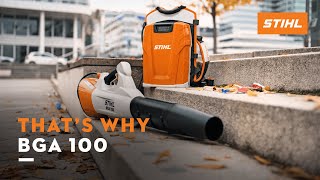Stihl Bga 100 The Cordless Blower Thats Why