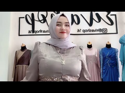 Rekomendasi dress maxi hijab / hijab dress pesta/apem tembem