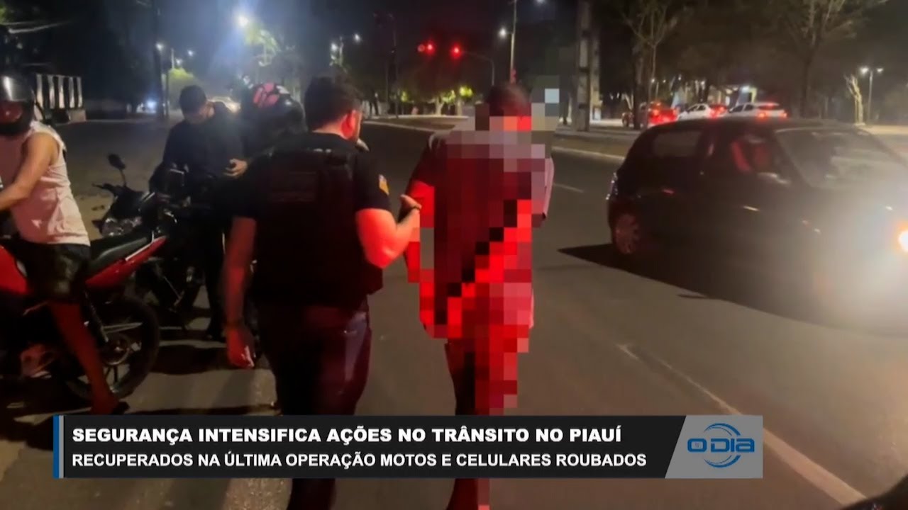 Forças de segurança intensificam ações no trânsito no Piauí 23 10 2023