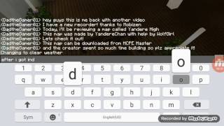 MCPE Map Review I YANDERE HIGH SCHOOL! screenshot 2