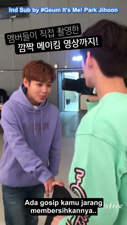 [INDO SUB] Innisfree Instastory with Park Jihoon and Ong Sungwoo