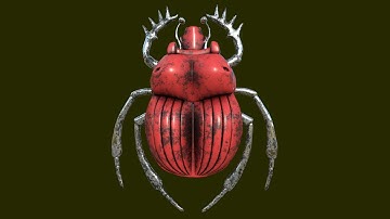 how to model a bug final 01 in 3d maya for beginner