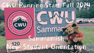 CWU Sammamish Fall 2024 Running Start New Student Orientation