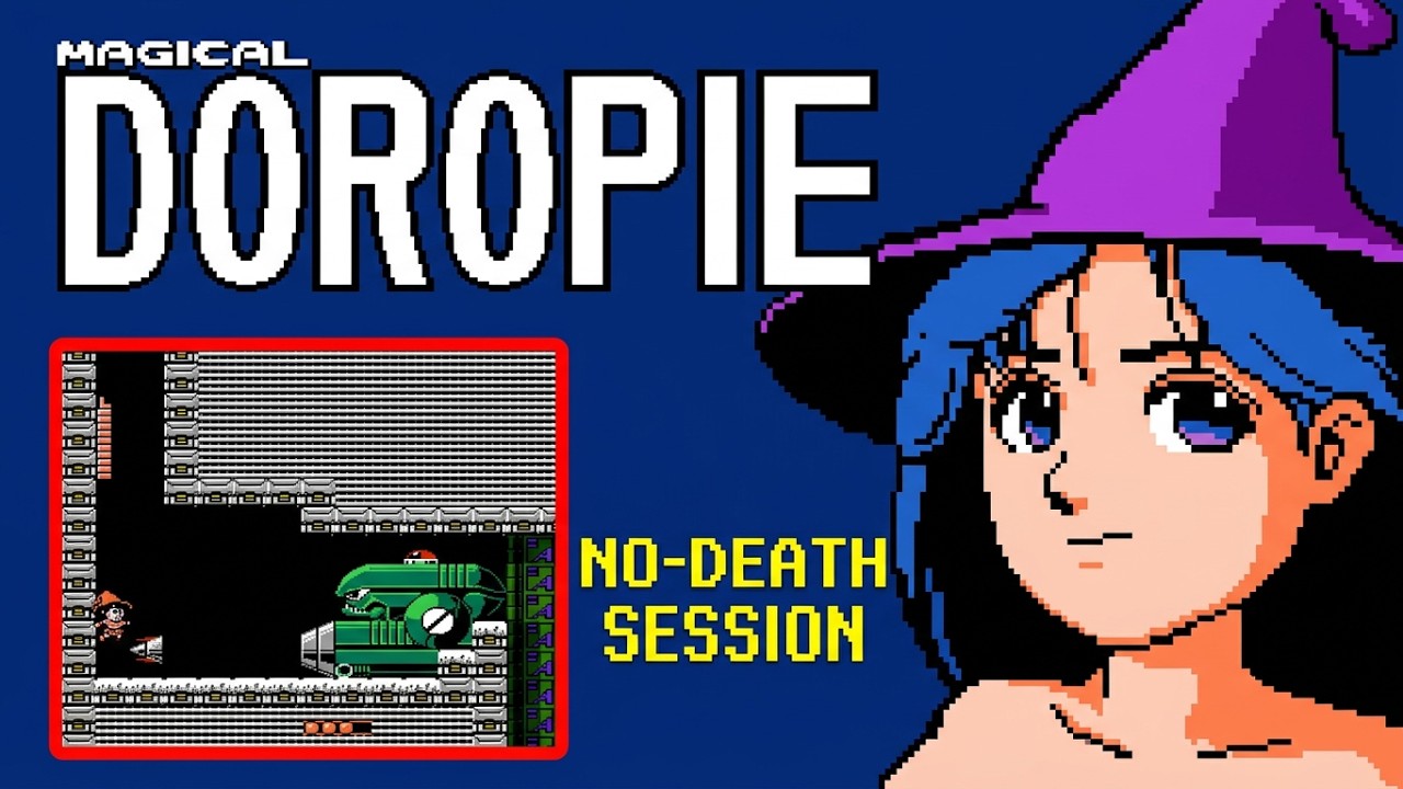 Magical Doropie (Famicom, 1990) – Full Game No-Death Session [CC 