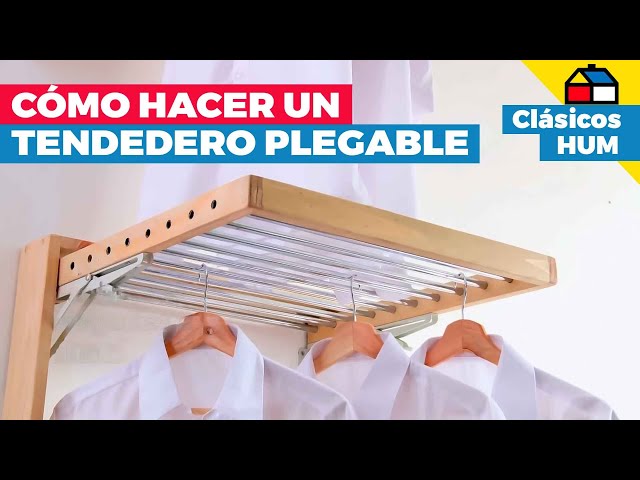 Cómo hacer un tendedero plegable para el muro 