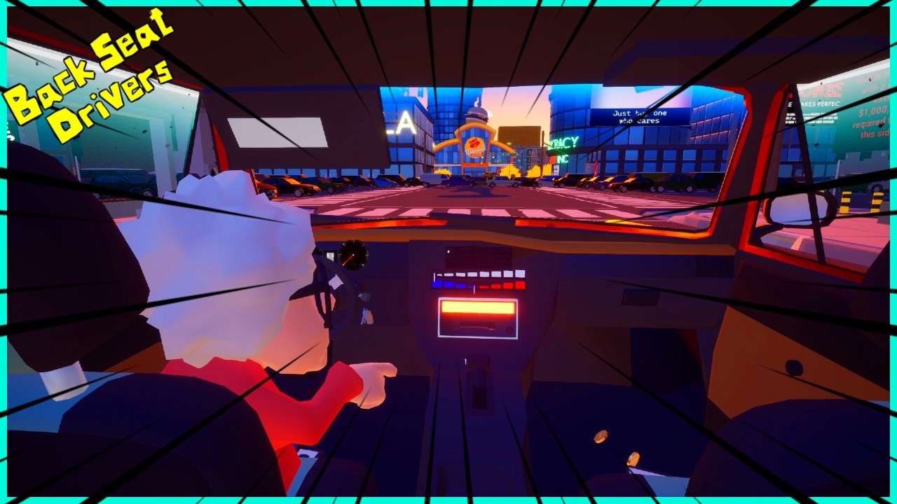 Driving but on the hardest difficulty