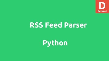 RSS Feedparser in Python