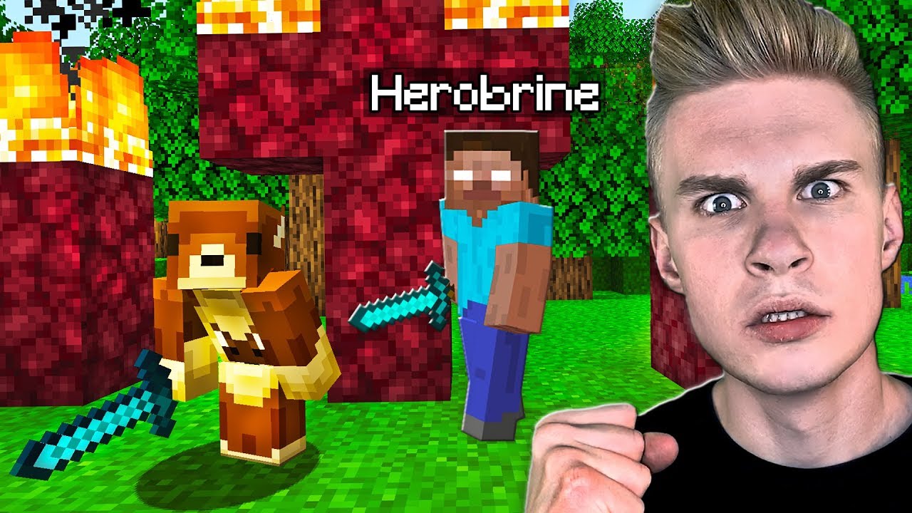 HEROBRINE TROLL na MOIM BRACIE w Minecraft! / Macioch
