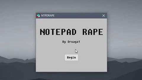 NOTEPAD RAPE
