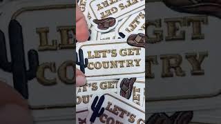 Let’s get country and keep it going ❤️ check out ALL of our embroidered hat patches perfect for your