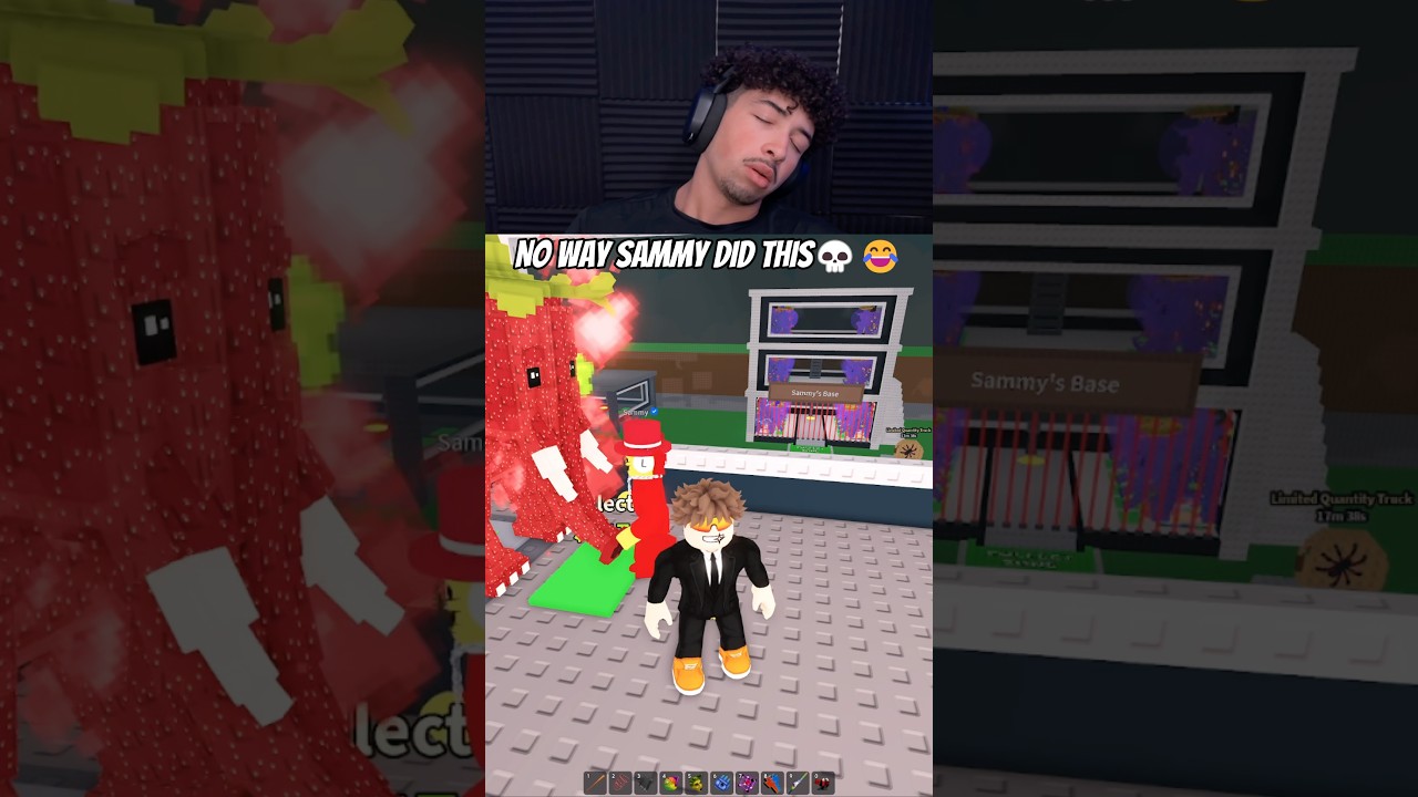 NO WAY SAMMY DID THIS💀😂 #roblox #stealabrainrot