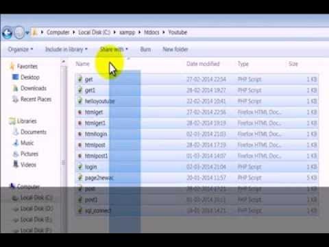 PHP TUTORIALS-Create Login Page with Database using PhpMyAdmin-Mysql ...