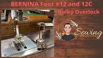 Bernina Bulky Overlock #12 and #12C Great for Piping